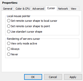 Mouse cursor
